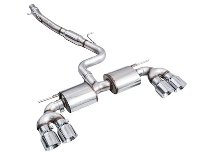 AWE - Touring Edition Cat-Back Exhaust System - Chrome Silver Tips