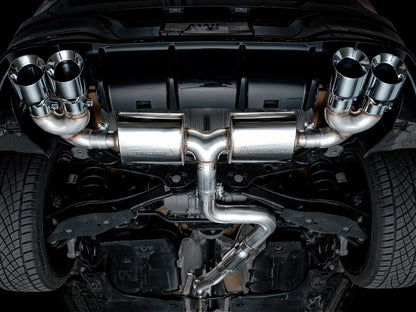 AWE - Touring Edition Cat-Back Exhaust System - Chrome Silver Tips