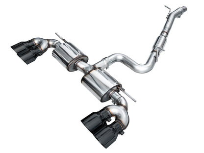 AWE - Touring Edition Cat-Back Exhaust System - Diamond Black Tips