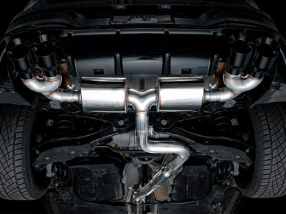 AWE - Touring Edition Cat-Back Exhaust System - Diamond Black Tips