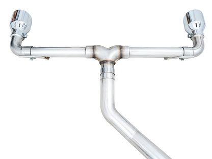AWE - Track Edition Cat-Back Exhaust System - Chrome Silver Tips
