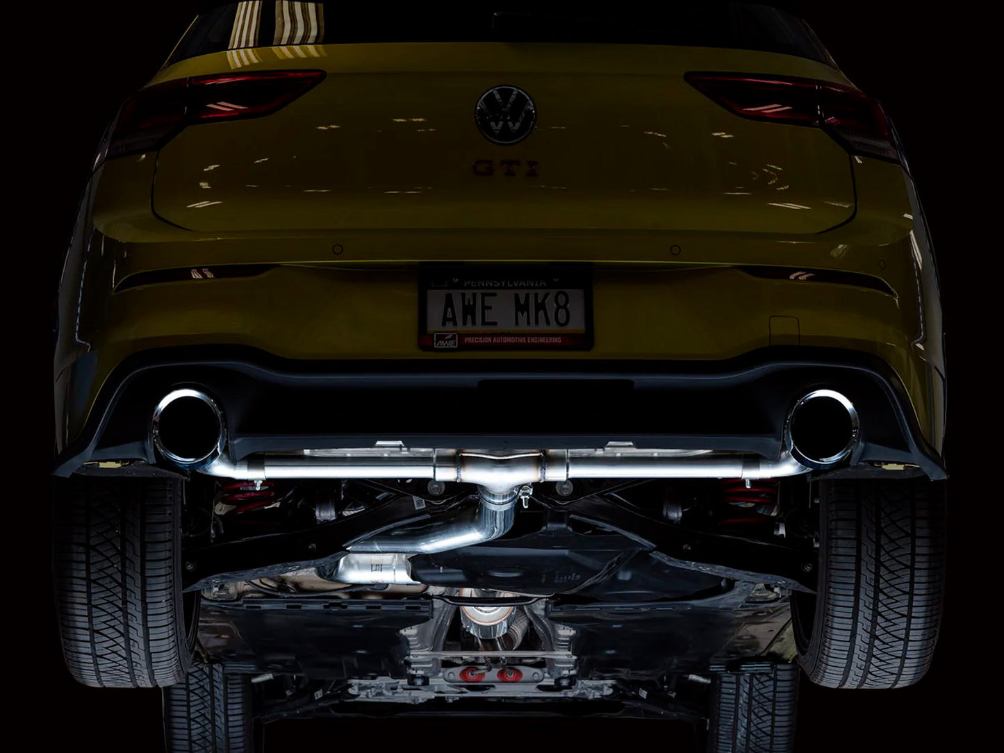 AWE - Track Edition Cat-Back Exhaust System - Chrome Silver Tips