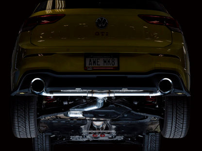 AWE - Track Edition Cat-Back Exhaust System - Chrome Silver Tips