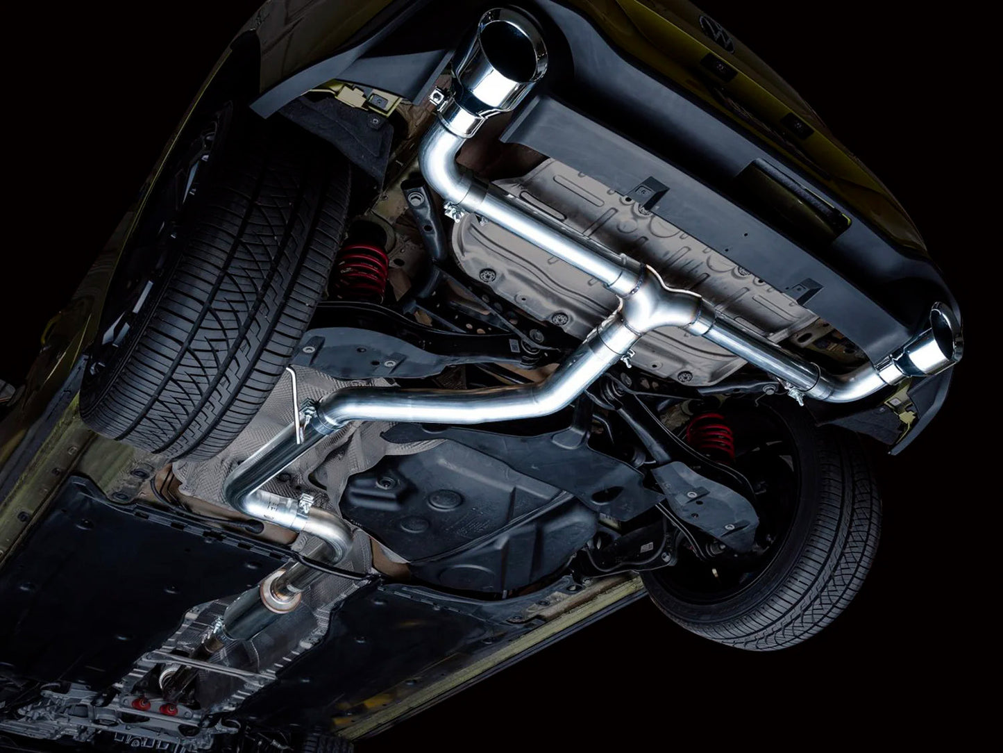 AWE - Track Edition Cat-Back Exhaust System - Chrome Silver Tips