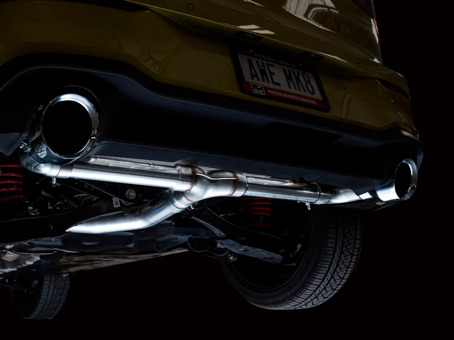 AWE - Track Edition Cat-Back Exhaust System - Chrome Silver Tips