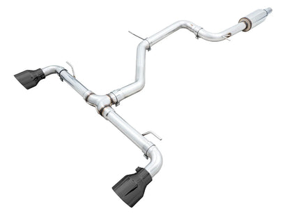 AWE - Track Edition Cat-Back Exhaust System - Diamond Black Tips