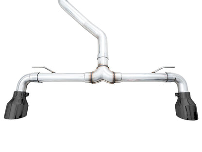 AWE - Track Edition Cat-Back Exhaust System - Diamond Black Tips