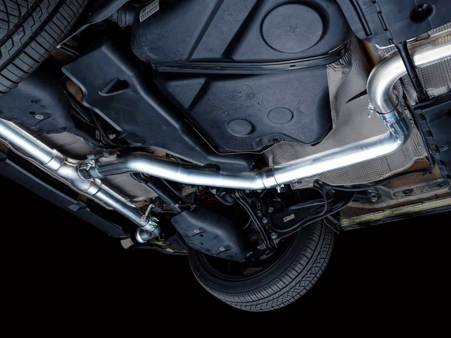 AWE - Track Edition Cat-Back Exhaust System - Diamond Black Tips