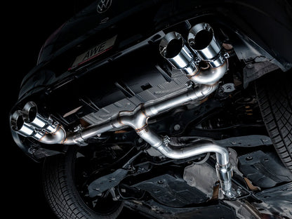 AWE - Track Edition Cat-Back Exhaust System - Chrome Silver Tips