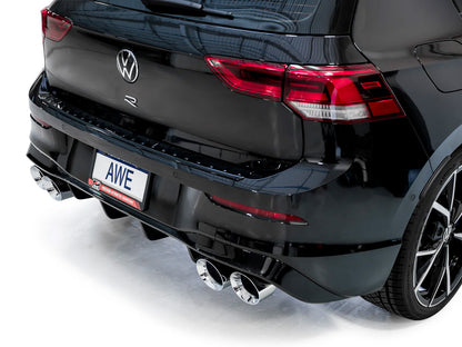 AWE - Track Edition Cat-Back Exhaust System - Chrome Silver Tips