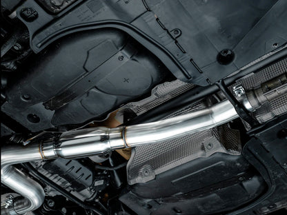 AWE - Track Edition Cat-Back Exhaust System - Diamond Black Tips