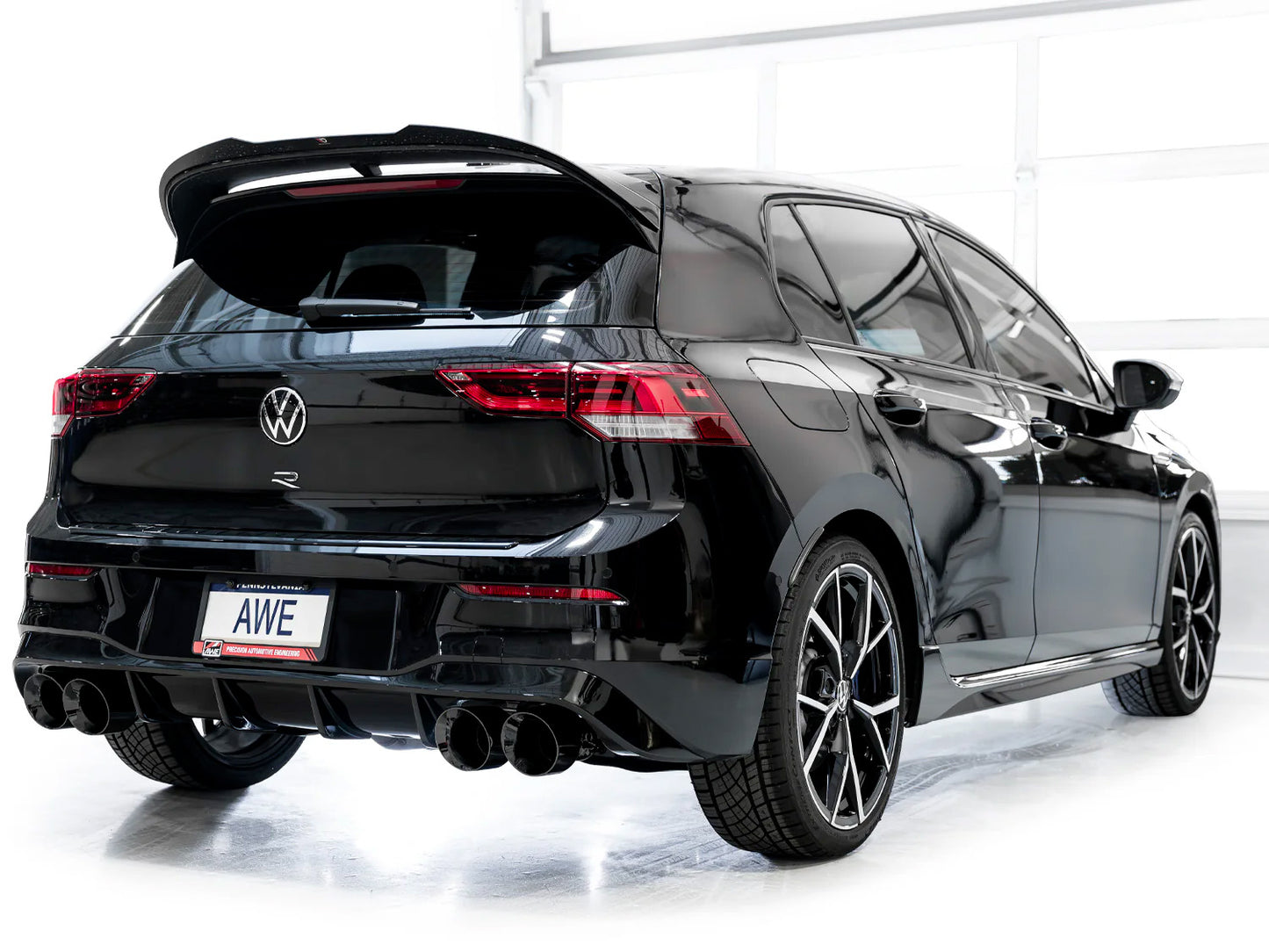 AWE - Track Edition Cat-Back Exhaust System - Diamond Black Tips