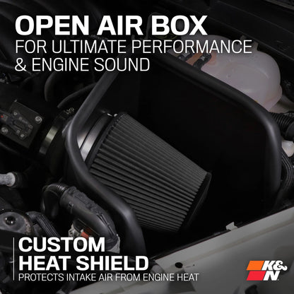 K&N 71-3092 - 71 Series Blackhawk Performance Air Intake System