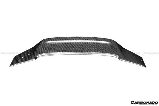 Carbonado - RT Style Carbon Fiber Trunk Spoiler - 2013-2020 Audi S3/ A3 /RS3 Sedan