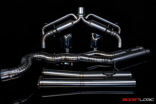 Boost Logic - RS3 Titanium Exhaust w/ Valves - Audi RS3 8V 2015+