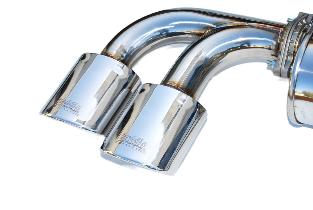 Invidia - Q300 Series Cat-Back Exhaust System - Quad Oval S.S. Tips