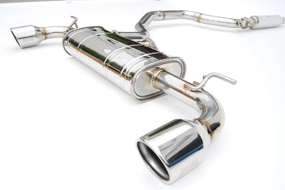 Invidia - Q300 Series Cat-Back Exhaust System - Rolled S.S.Tips