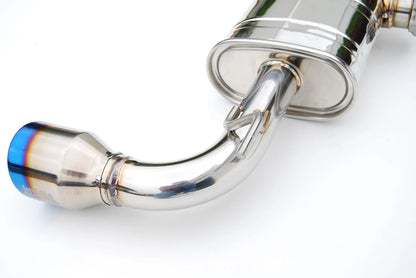 Invidia - Q300 Series Cat-Back Exhaust System - Rolled Titanium Tips