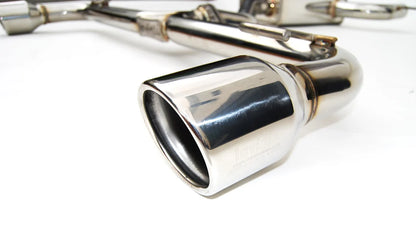 Invidia - Q300 Series Cat-Back Exhaust System - Rolled S.S. Tips