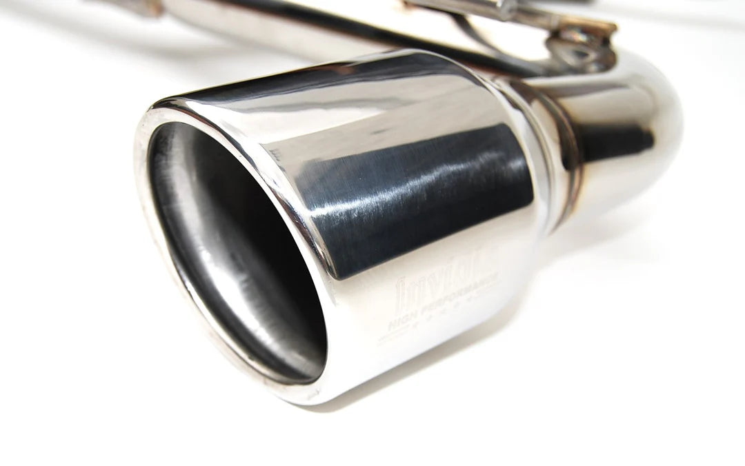 Invidia - Q300 Series Cat-Back Exhaust System - Rolled S.S. Tips