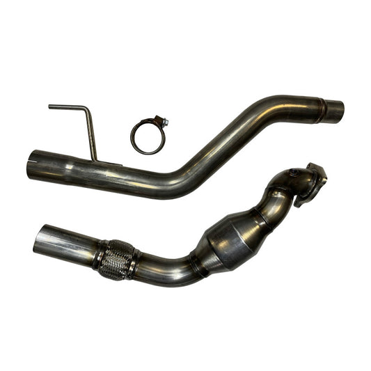 SPD - 304SS 3" Catted Downpipe - 2020-2024 Ford Explorer 2.3L