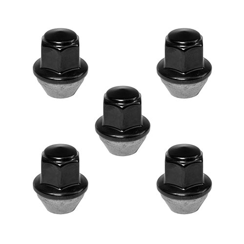 Ford Performance - 14MM Black PVD Solid Lug Nut (Set of 5)