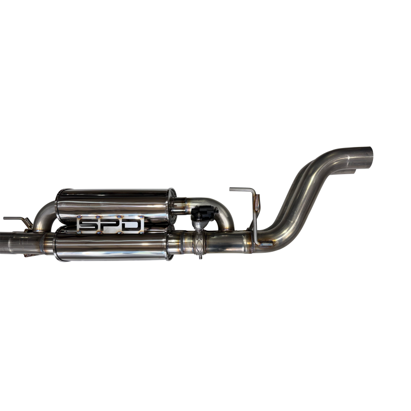 2021 - 2026 Ford 3.5L Gen3 Raptor and Raptor R Valved HX Series Muffler Upgrade (Resonator Replacement: SPD Equal Length Trombone)