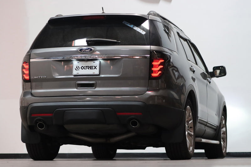 AlphaRex - PRO-Series LED Taillights (Jet Black) - 2011-2015 Explorer