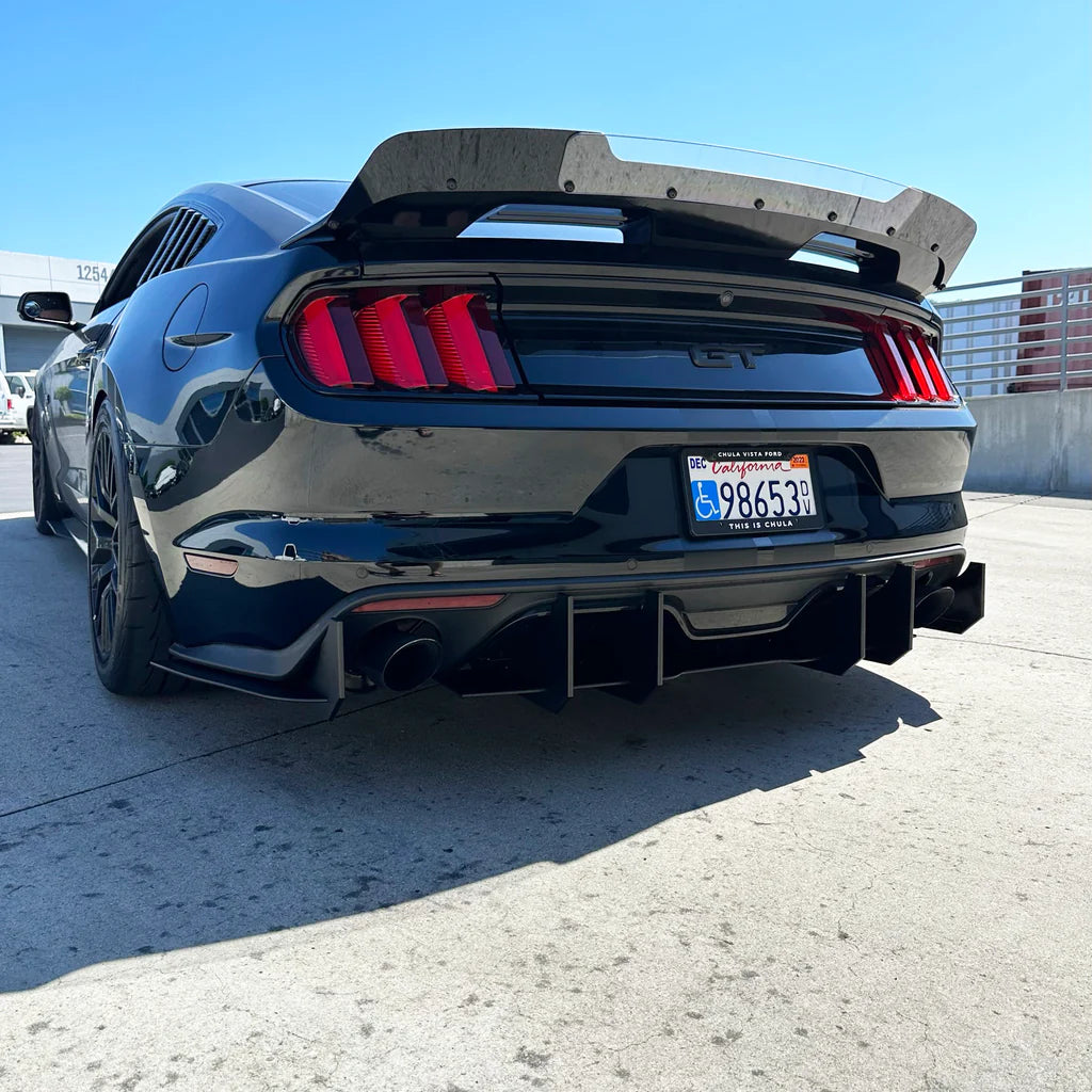 ZL1 Addons - Stealth Diffuser - 2015-2017 Mustang GT/EcoBoost Premium