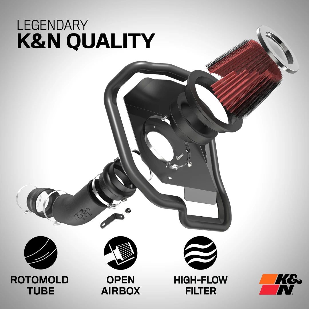 K&N 63-3105 - 63 Series Aircharger Performance Air Intake System