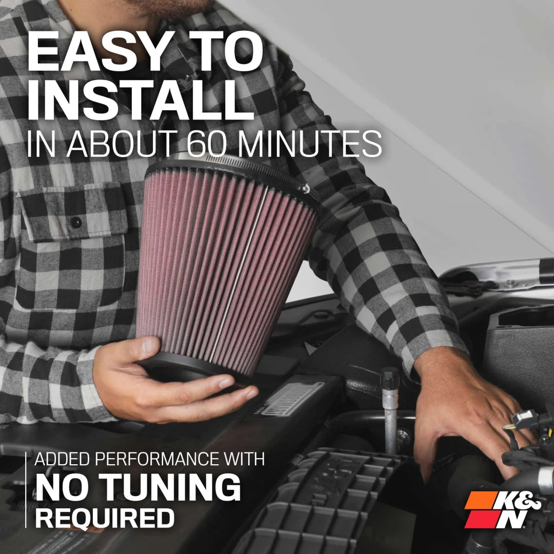 K&N 63-3092 - 63 Series Aircharger Performance Air Intake System