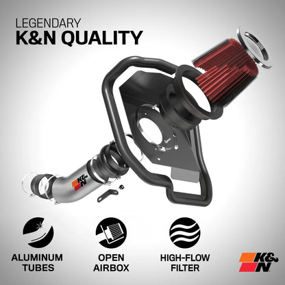 K&N 69-9756TFK - 69 Series Typhoon Performance Air Intake System