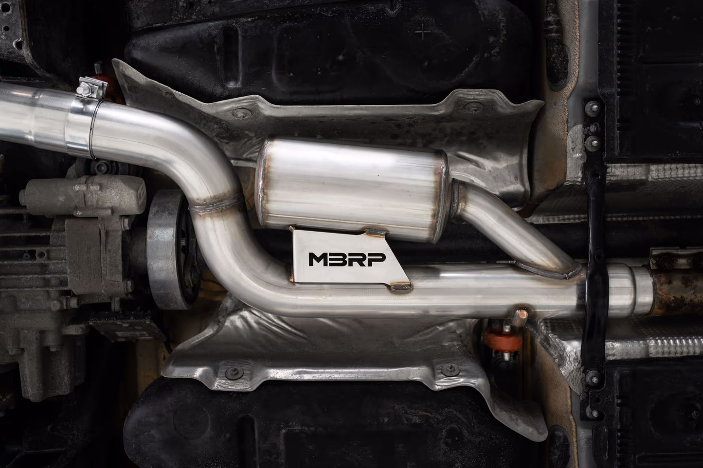 MBRP S46013CF - ARMOR PRO Cat-Back Stainless Exhaust System