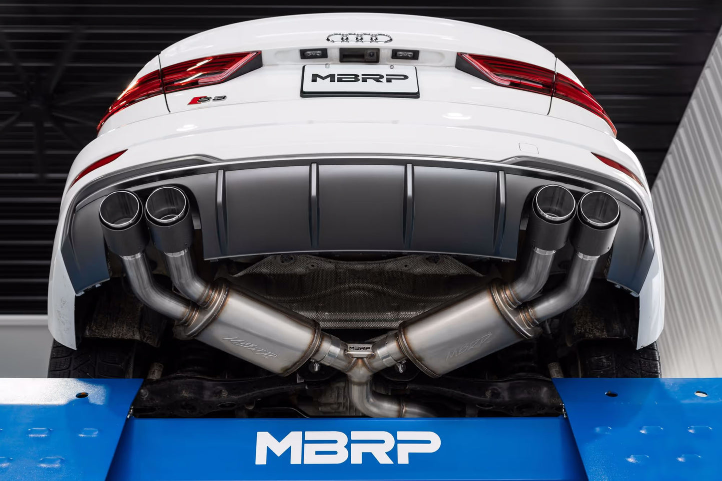 MBRP S46013CF - ARMOR PRO Cat-Back Stainless Exhaust System