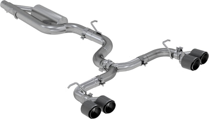 MBRP - ARMOR PRO Cat-Back Stainless Exhaust System - Carbon Fiber Tips