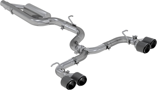 MBRP - ARMOR PRO Cat-Back Stainless Exhaust System - Carbon Fiber Tips