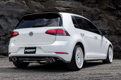 MBRP - ARMOR PRO Cat-Back Stainless Exhaust System - Carbon Fiber Tips