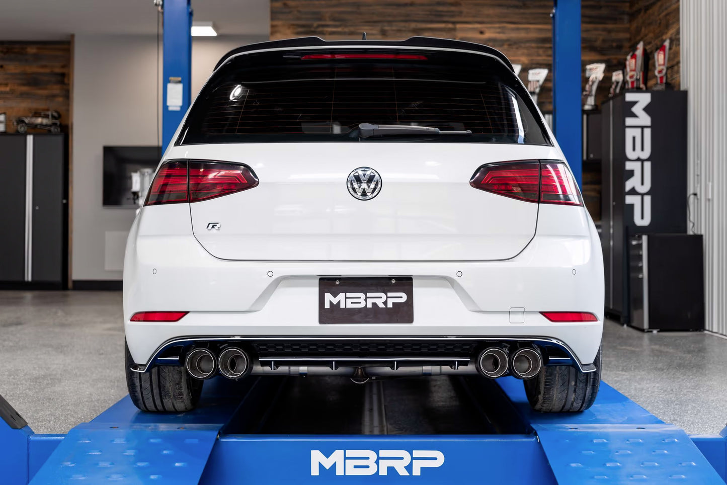 MBRP - ARMOR PRO Cat-Back Stainless Exhaust System - Carbon Fiber Tips