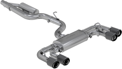 MBRP - ARMOR PRO Cat-Back Stainless Exhaust System - Carbon Fiber Tips