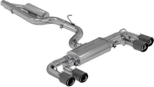 MBRP - ARMOR PRO Cat-Back Stainless Exhaust System - Carbon Fiber Tips