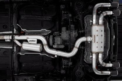 MBRP - ARMOR PRO Cat-Back Stainless Exhaust System - Carbon Fiber Tips
