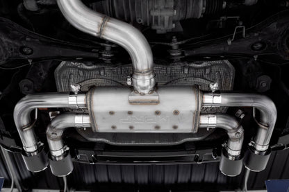 MBRP - ARMOR PRO Cat-Back Stainless Exhaust System - Carbon Fiber Tips