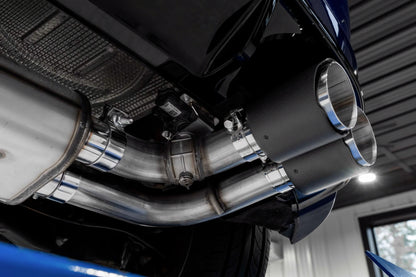 MBRP - ARMOR PRO Cat-Back Stainless Exhaust System - Carbon Fiber Tips
