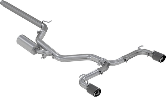 MBRP - ARMOR PRO Cat-Back Stainless Exhaust System - Carbon Fiber Tips