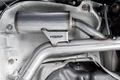 MBRP - ARMOR PRO Cat-Back Stainless Exhaust System - Carbon Fiber Tips
