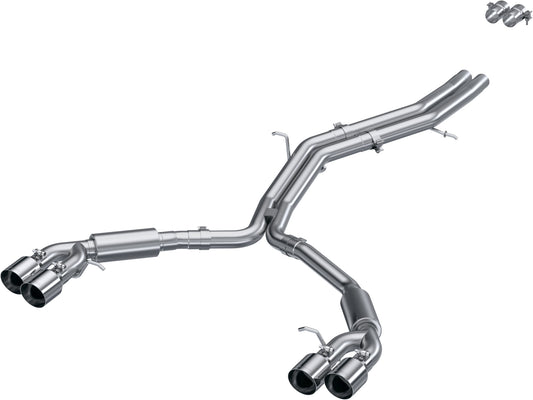 MBRP S4607304 - ARMOR PRO Resonator-Back Stainless Exhaust System