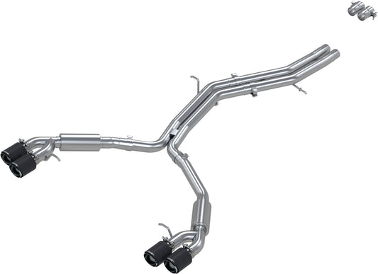 MBRP S46073CF - ARMOR PRO Resonator-Back Stainless Exhaust System