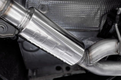 MBRP S46073CF - ARMOR PRO Resonator-Back Stainless Exhaust System
