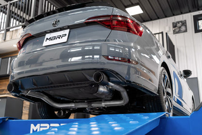 MBRP - ARMOR PRO Cat-Back Stainless Exhaust System - Carbon Fiber Tips
