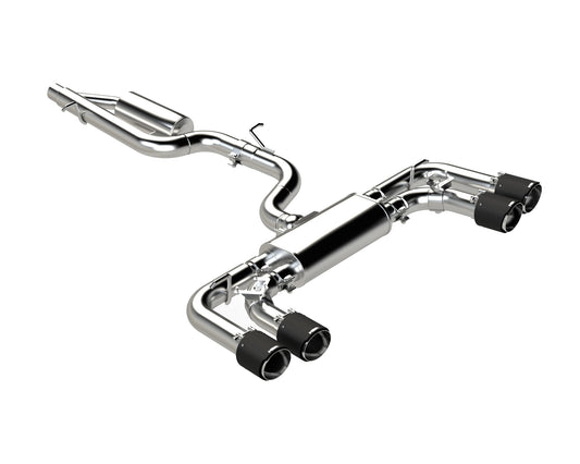 MBRP - ARMOR PRO Cat-Back Stainless Exhaust System - Carbon Fiber Tips